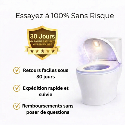 Désinfectant UV Auto-Nettoyant avec Veilleuse pour Toilettes